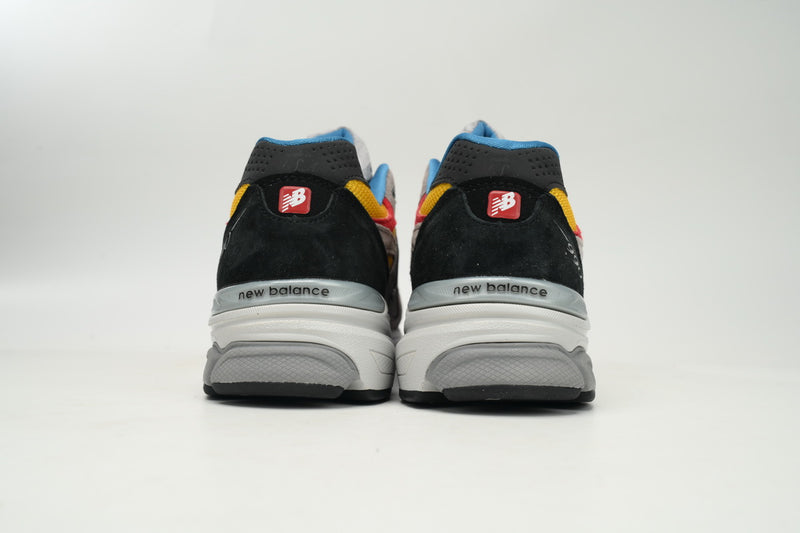 New Balance 990 Red, Yellow, And Blue