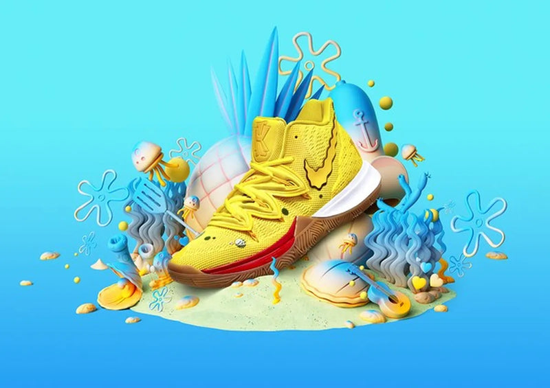 NIKE KYRIE 5 SPONGE BOB SQUARE PANTS