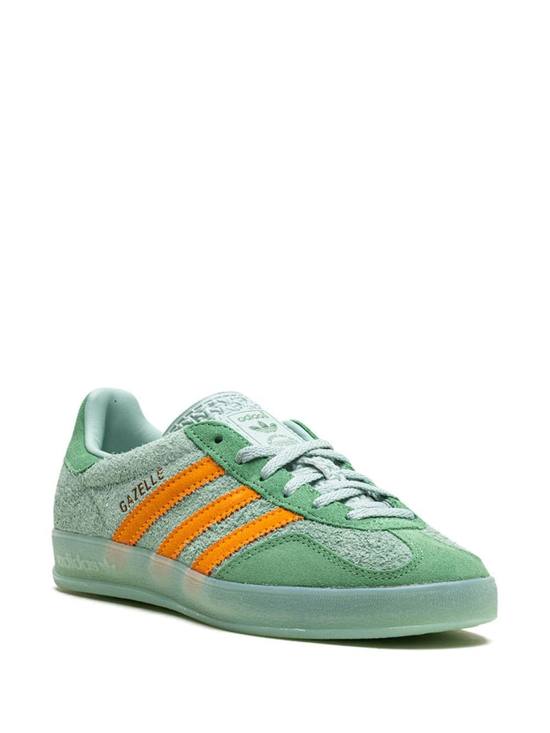 Tênis Gazelle Indoor "Hazy Green/Crew Yellow"