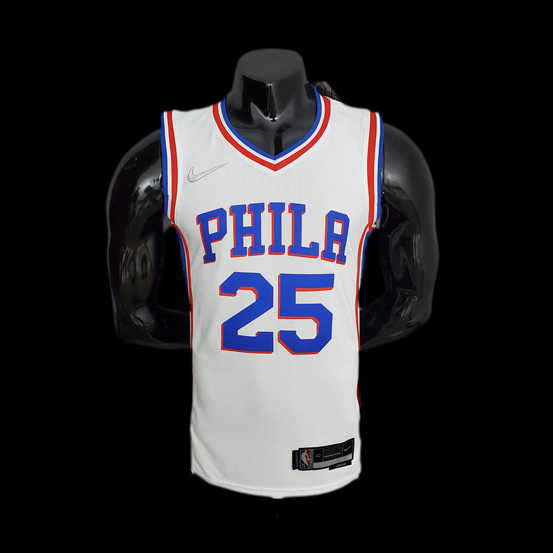 75th Anniversary Philadelphia 76ers SIMMONS#25 White