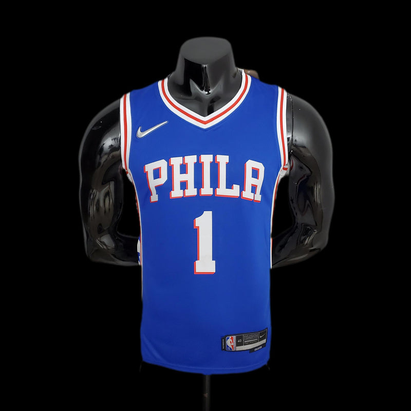 75th Anniversary Philadelphia 76ers HARDEN#1 Blue