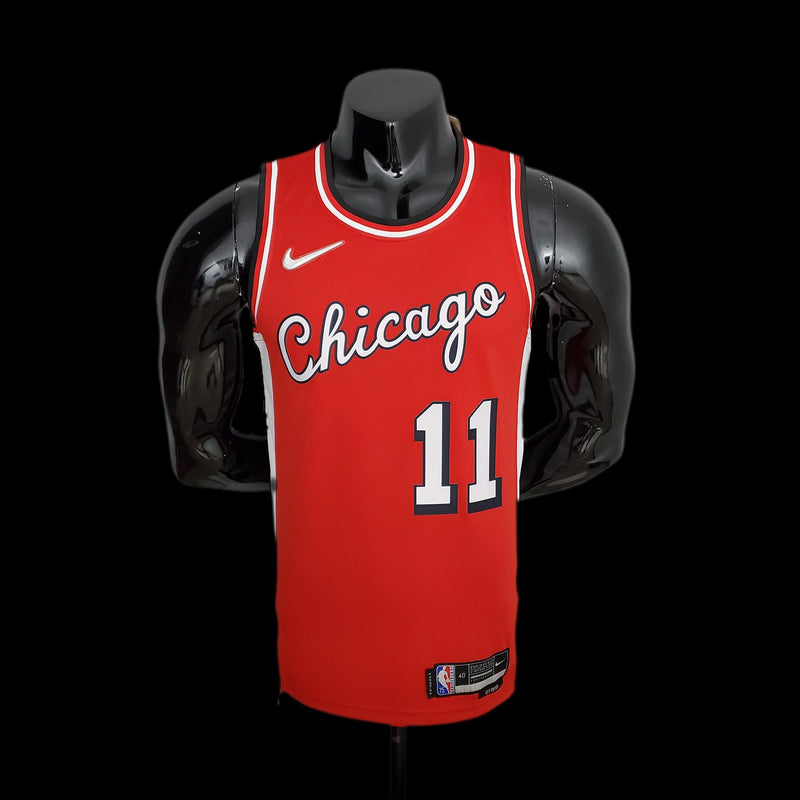 75th Anniversary 2022 Season Chicago Bulls DeROZAN #11 City Edition Red