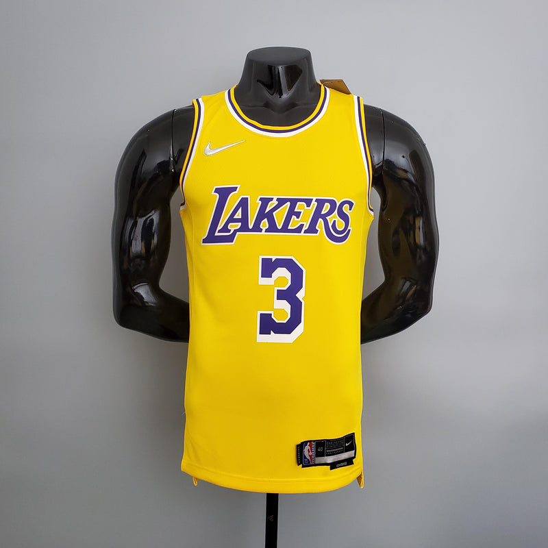 75th Anniversary Lakers Yellow #3 DAVIS