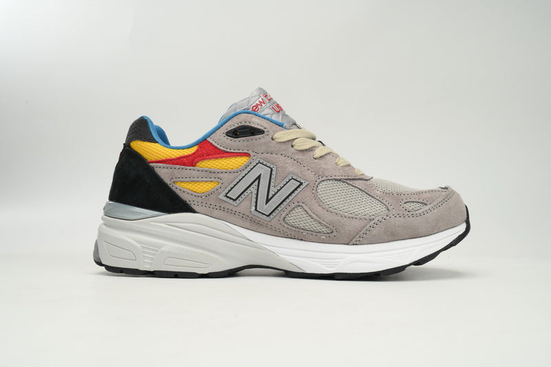 New Balance 990 Red, Yellow, And Blue