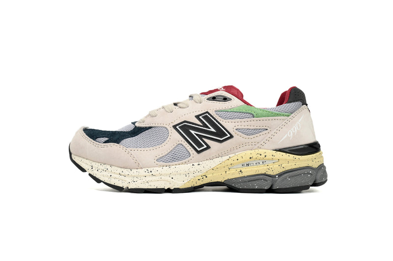 New Balance 990 Pink Green