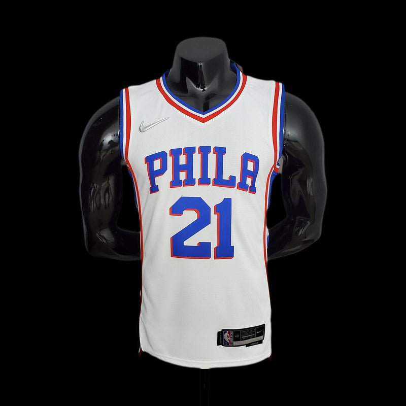 75th Anniversary Philadelphia 76ers EMBIID#21 White