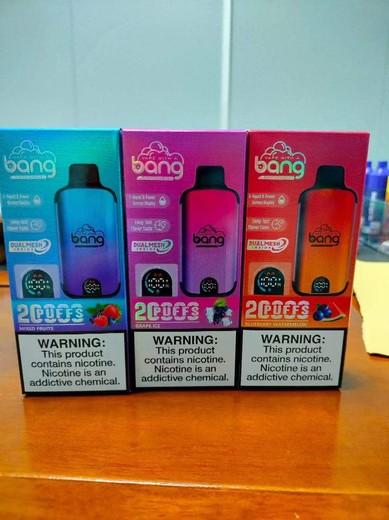 KIT 3CX COM 10 UNIDADES - BANG SMART SCREEN 20000 puffs