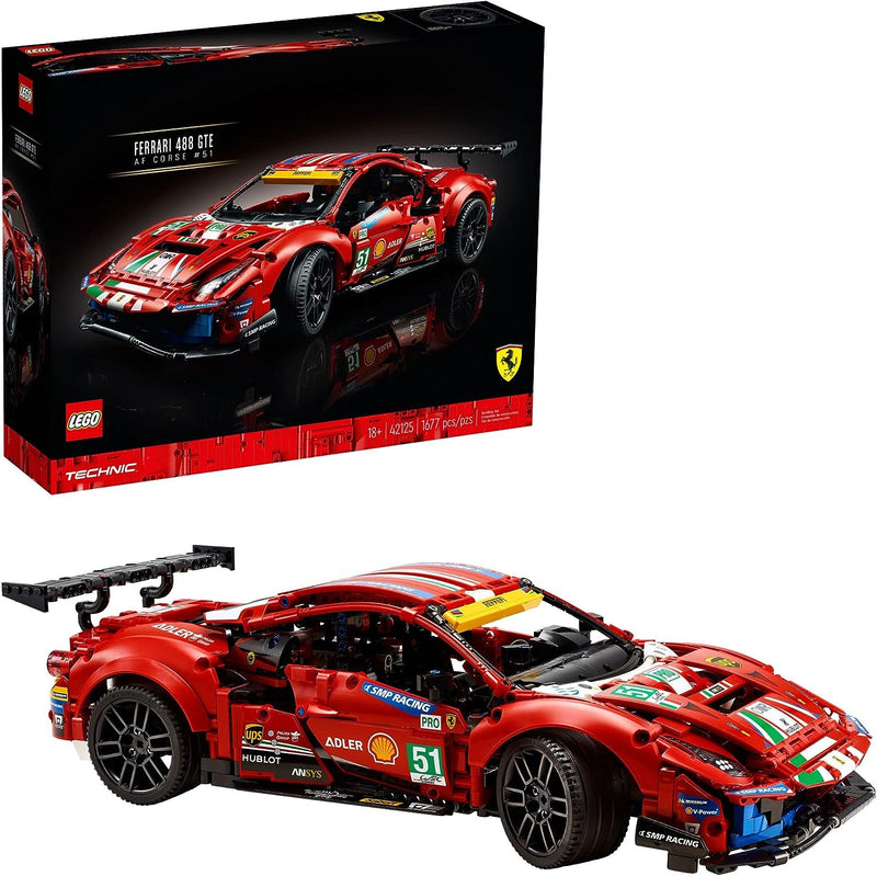 42125 Kit de Construção LEGO® Technic Ferrari 488 GTE “AF Corse #51” (1677 peças)