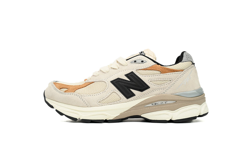 New Balance 990 Black And White Orange