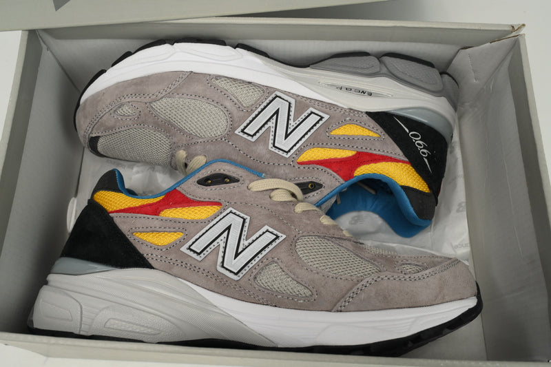 New Balance 990 Red, Yellow, And Blue