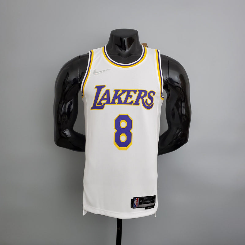 75th Anniversary Lakers White #8 BRYANT