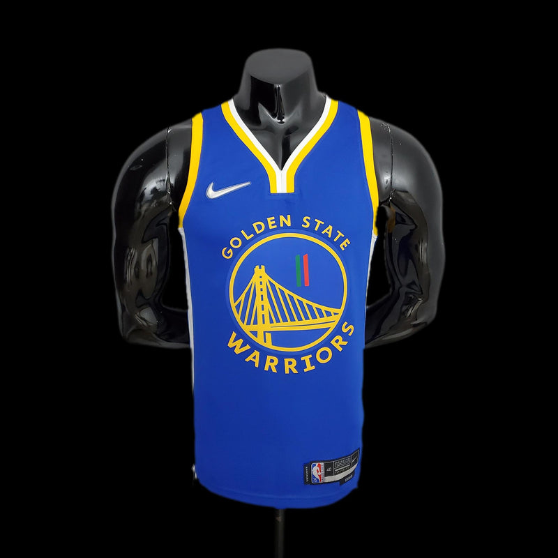 75th Anniversary Golden State Warriors Thompson #11 Mexico Edition Blue