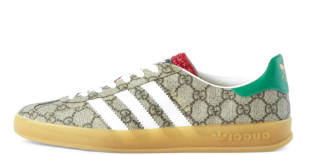 Adidas Gucci x Gazelle Beige Ebony Supreme Sneakers