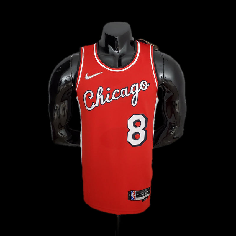 75th Anniversary 2022 Season Chicago Bulls LAVINE#8 City Edition Red