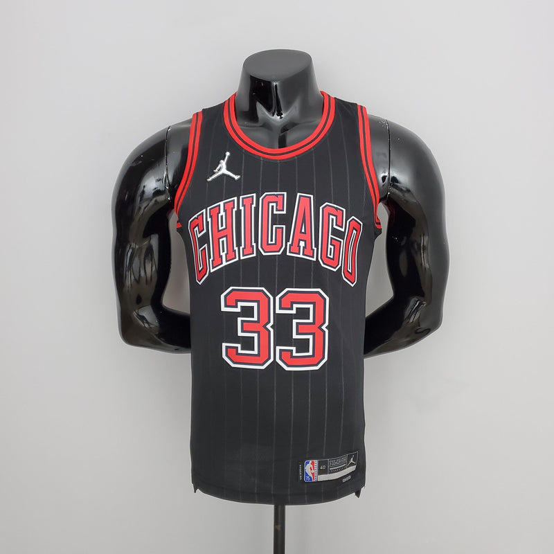 75th Anniversary Pippen#33 Bulls Flyers Black