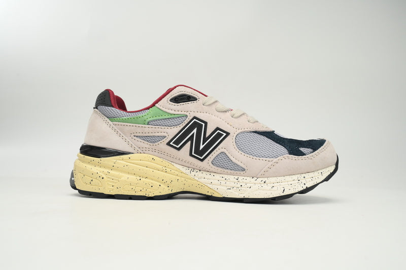 New Balance 990 Pink Green