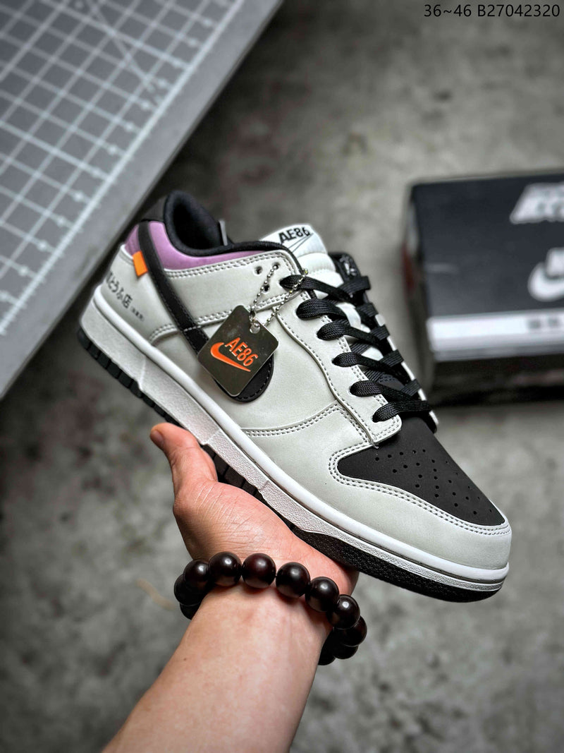 NIKE SB Dunk Low Gray Black Purple Autumn Mountain