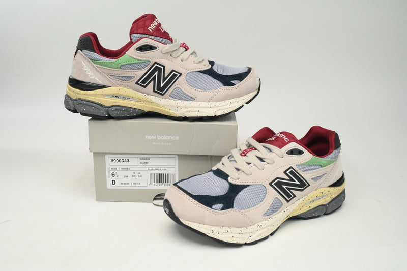 New Balance 990 Pink Green