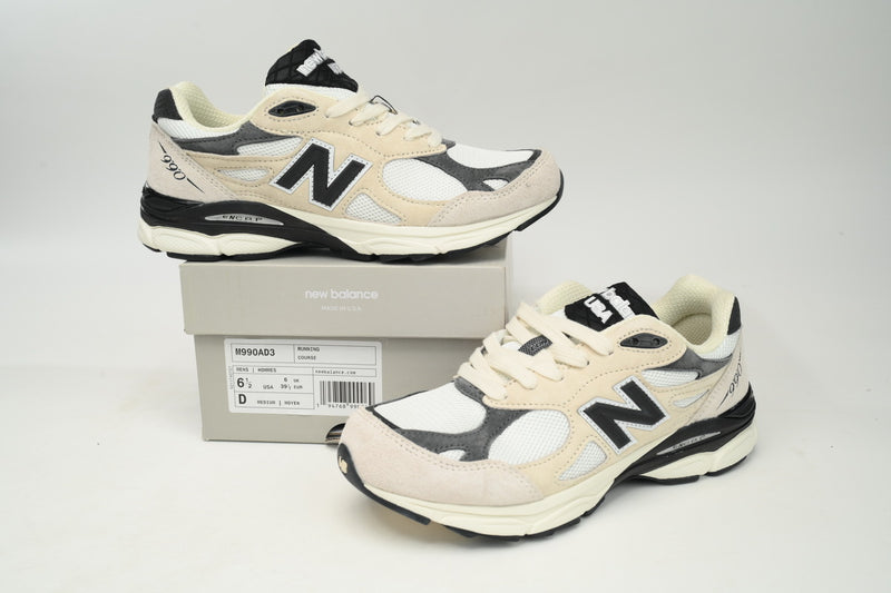 New Balance 990 Milk White Black