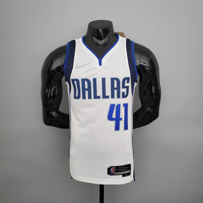 75th Anniversary Nowitzki #41 Lone Ranger White