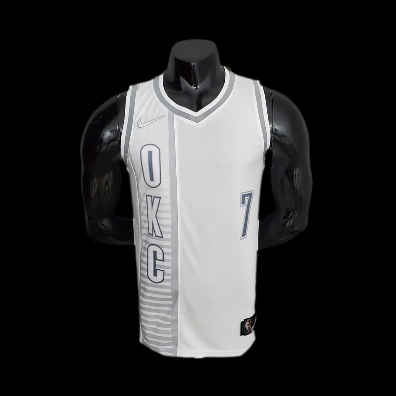 75th Anniversary 2022 Season Oklahoma City Thunder ANTHONY#7 City Edition White