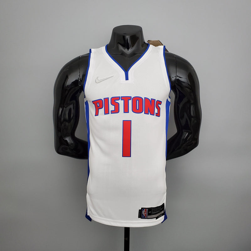 75th Anniversary Iverson #1 Pistons White