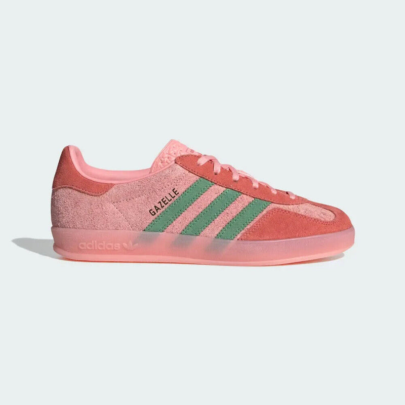 Adidas Womens Gazelle Semi Pink Green