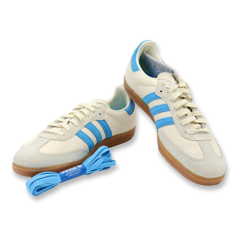 Sporty & Rich Adidas Samba OG Creme Branco Azul Chiclete Rush