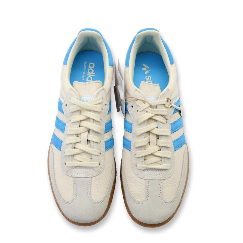 Sporty & Rich Adidas Samba OG Creme Branco Azul Chiclete Rush