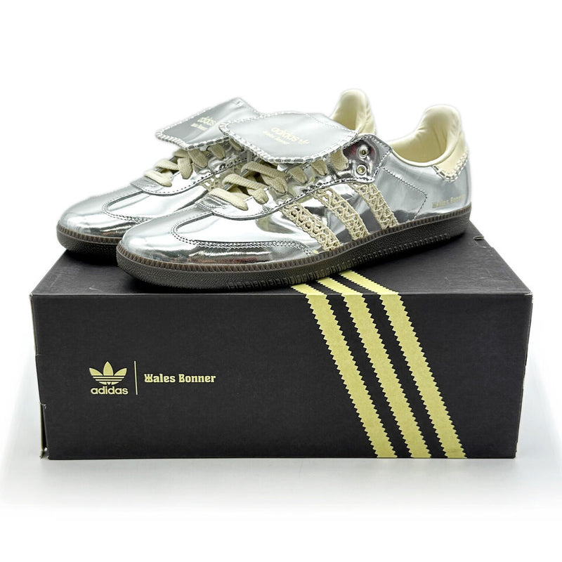 Wales Bonner Adidas Samba Silver Cream Metallic White Gray