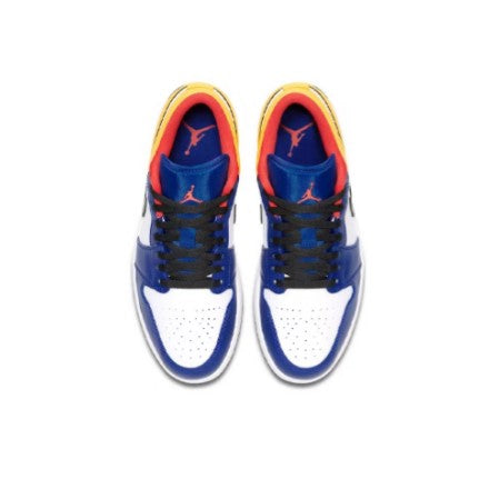 AIR JORDAN 1 LOW "Blue&amp;Yellow" SNEAKERS