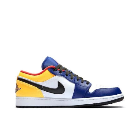 AIR JORDAN 1 LOW "Blue&amp;Yellow" SNEAKERS