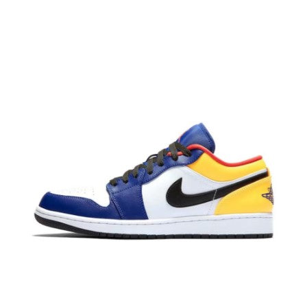 AIR JORDAN 1 LOW "Blue&amp;Yellow" SNEAKERS