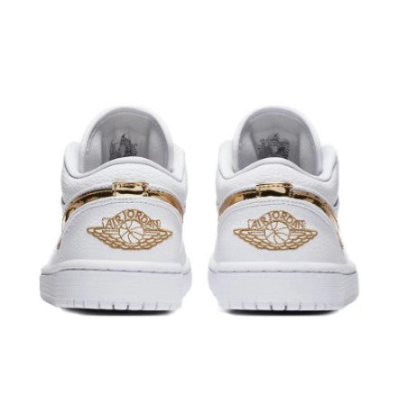 AIR JORDAN 1 LOW “White Metallic” SNEAKERS