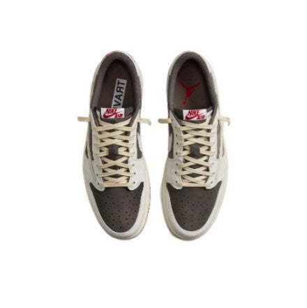 TRAVIS SCOTT X AIR JORDAN 1 LOW REVERSE SNEAKERS