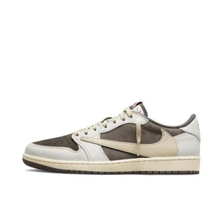 TRAVIS SCOTT X AIR JORDAN 1 LOW REVERSE SNEAKERS